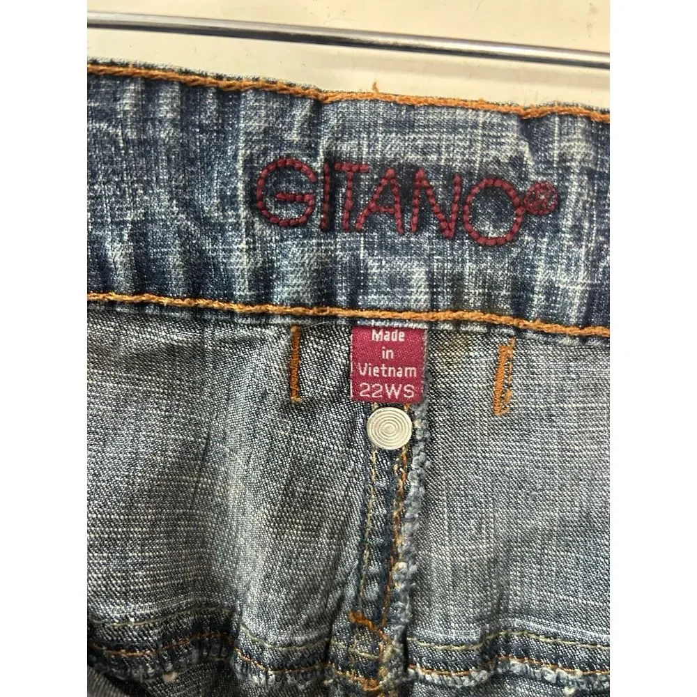 Vintage‎ Gitano Mom Jeans Womans Size 22WS High Waisted Denim Y2K 90s Plus